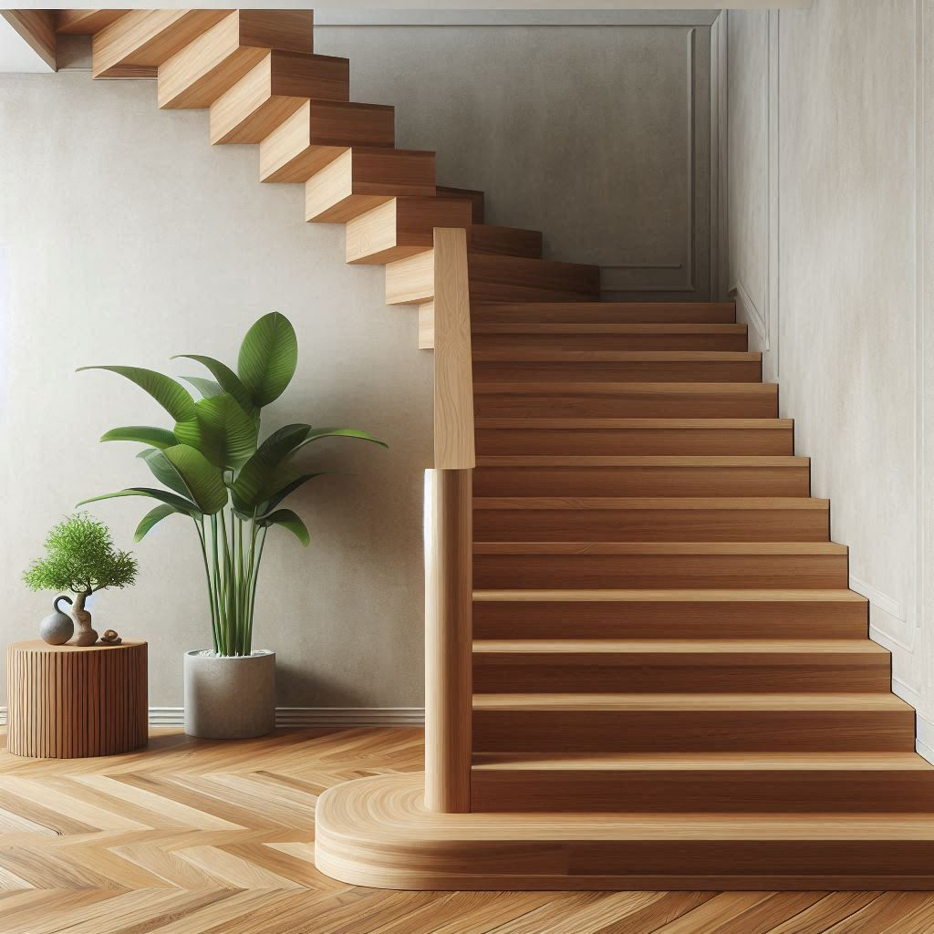 escaleras de madera en Santander