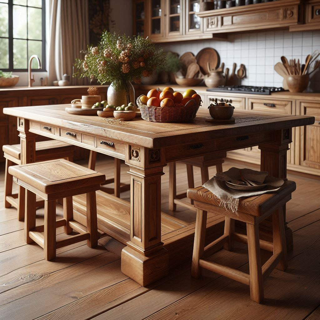 mesa de cocina grande vintage