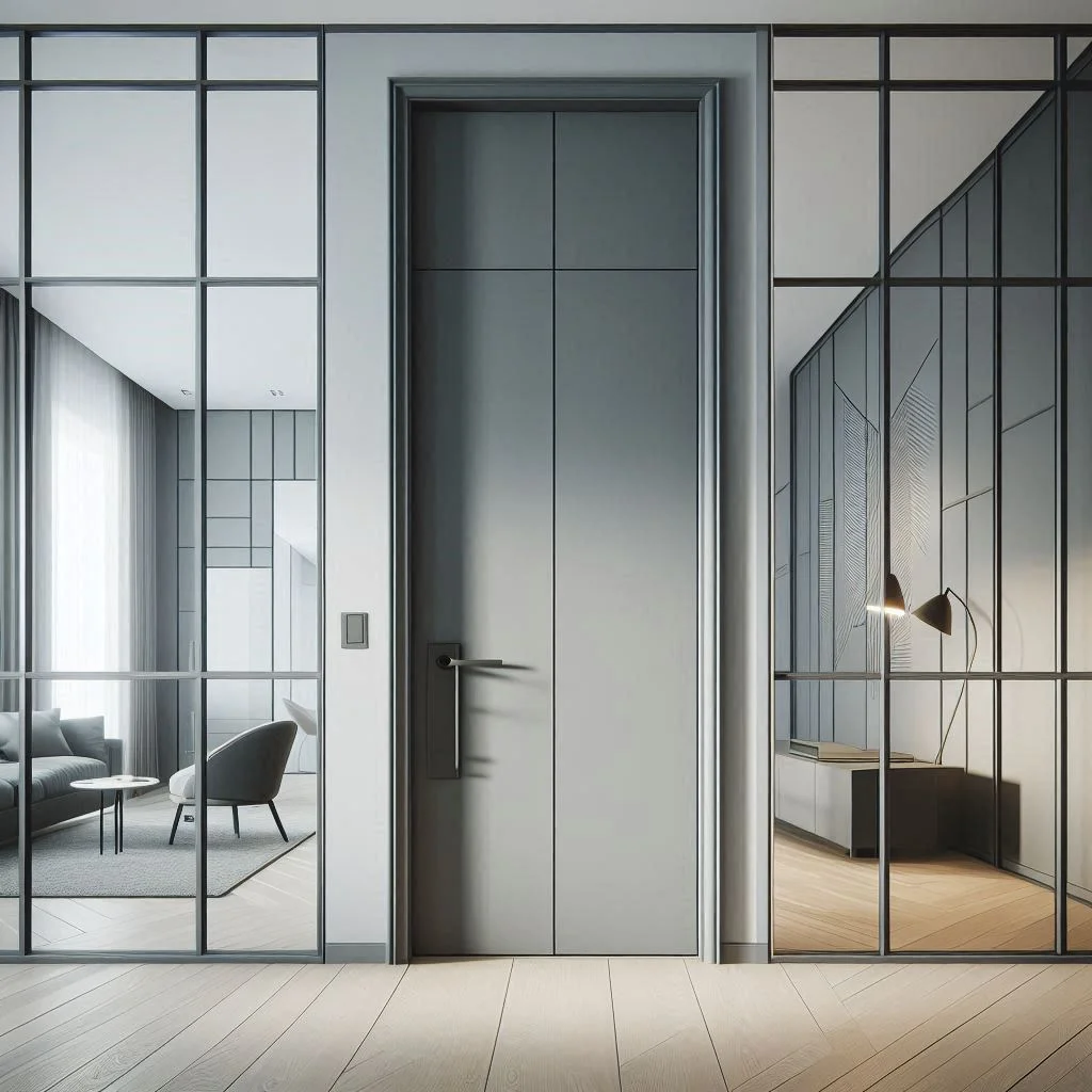 puerta de interior minimalista