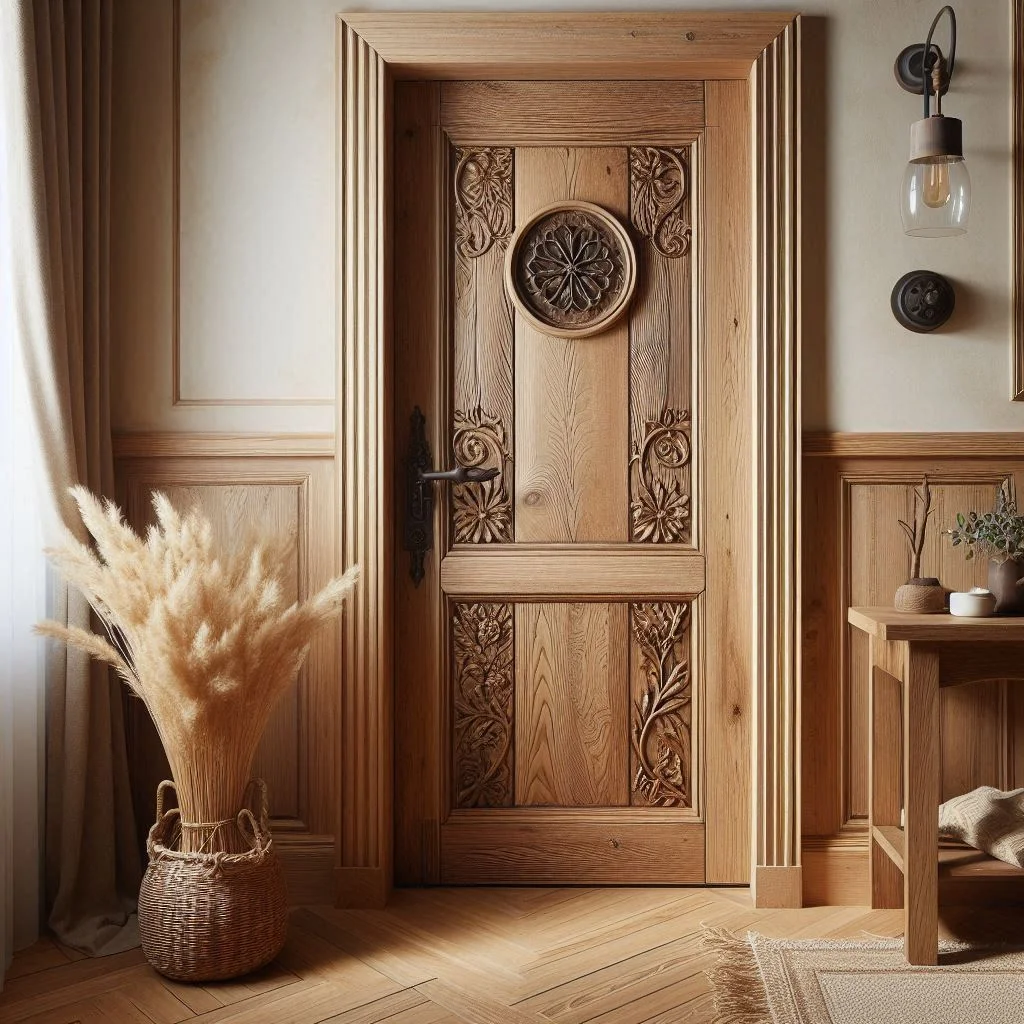 puerta de interior rústica